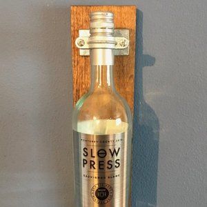 Handcrafted Wine Bottle Wall Vase